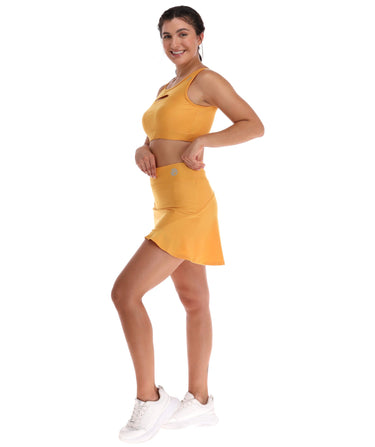 Falda Short Sport Amarillo - TFIT